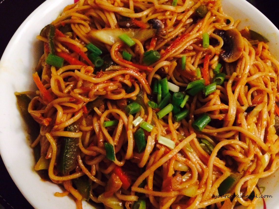 Hot and Spicy Veg Noodles - Your Cooking Pal