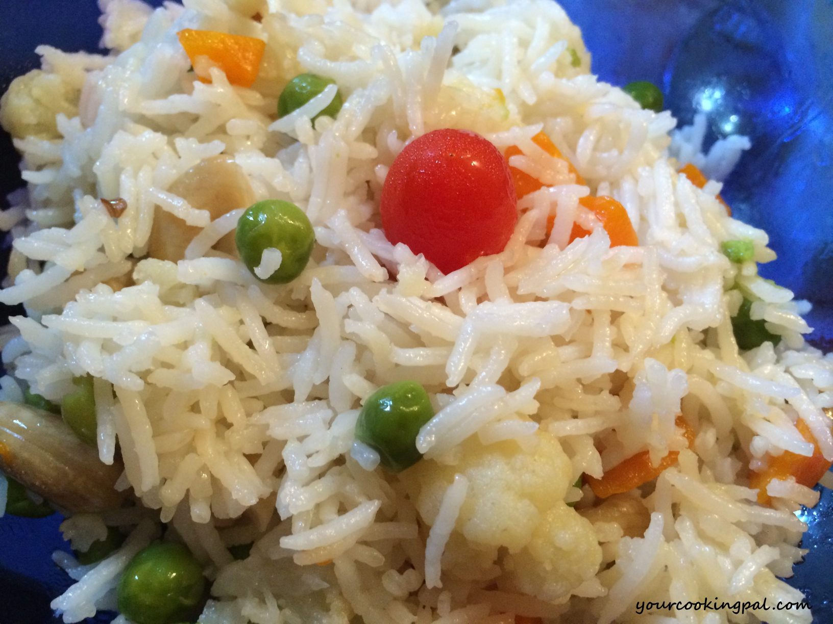 Peas and carrot pulao_half