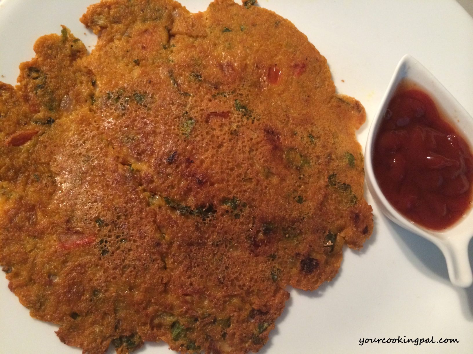 Oats and Spinach Pancake_half