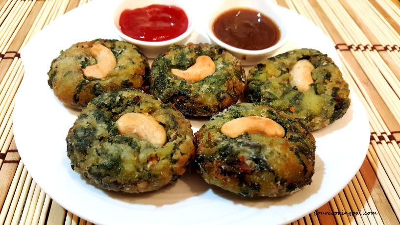 Greenvegkebabs( hara bhara kebabs)