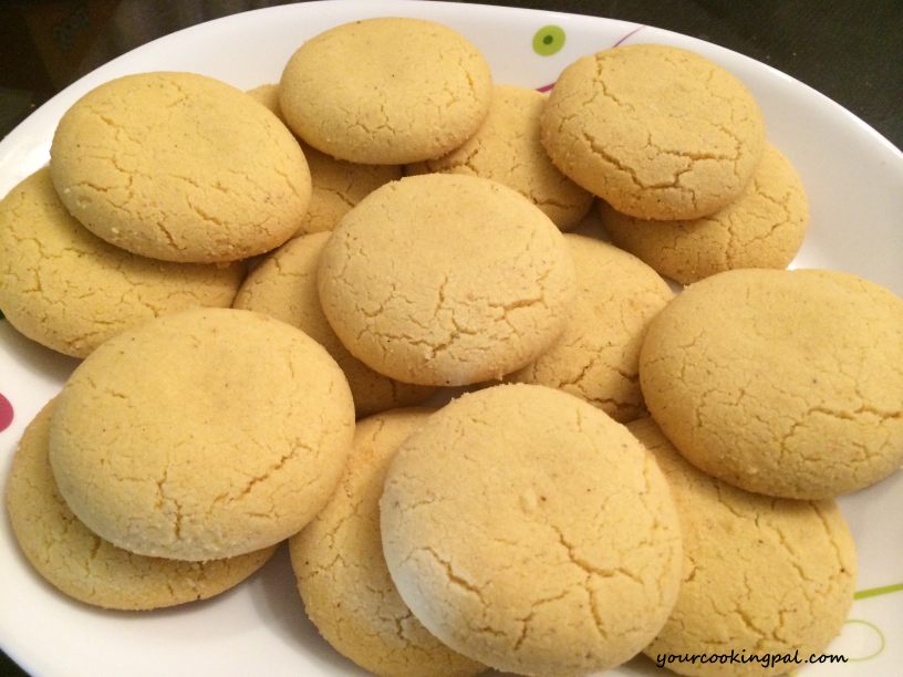 Nankhatai-Indian Shortbread Cookies 