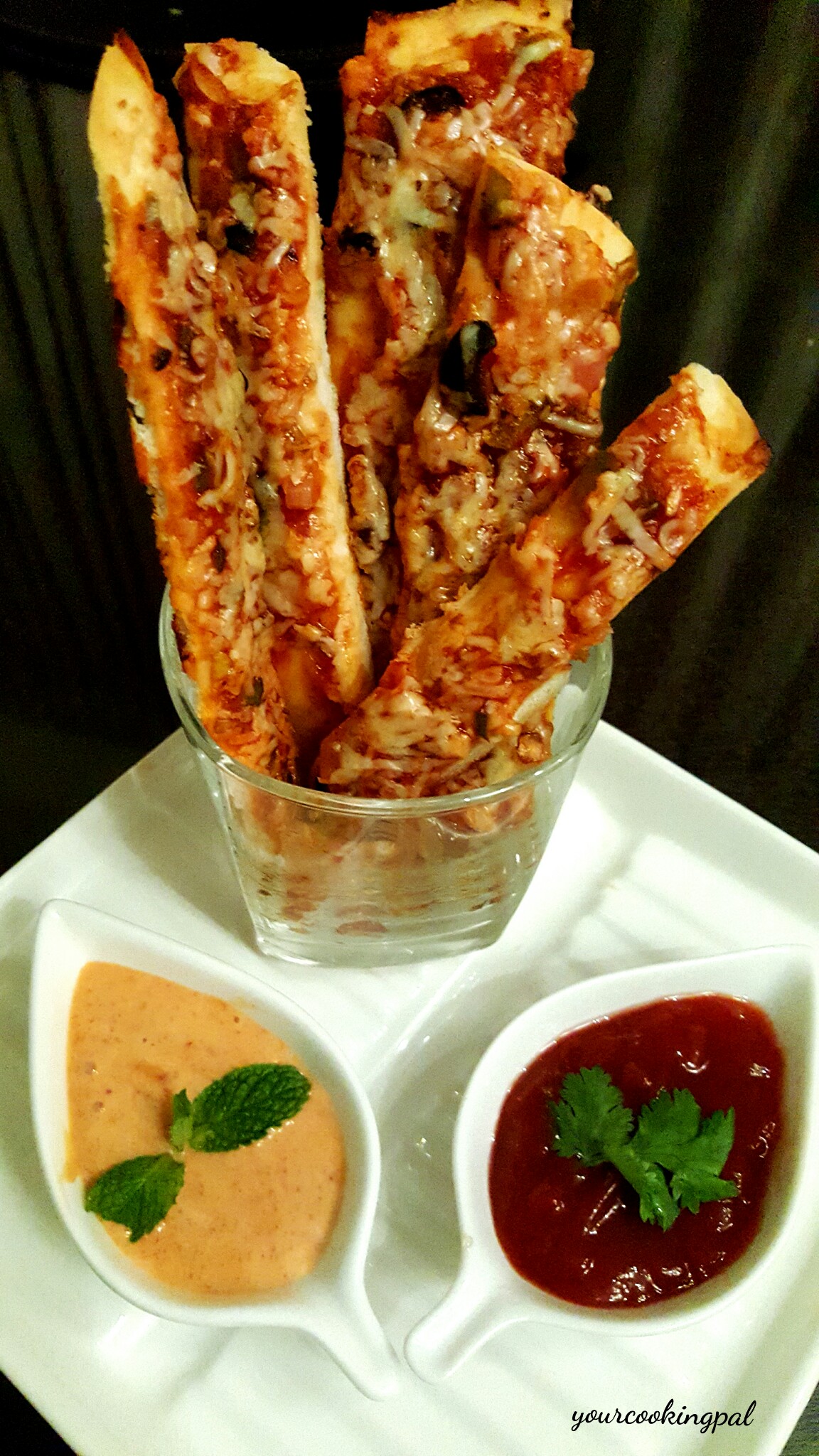 Crispy Pizza Sticks - How to Make Pizza Fingers - Your Cooking Pal