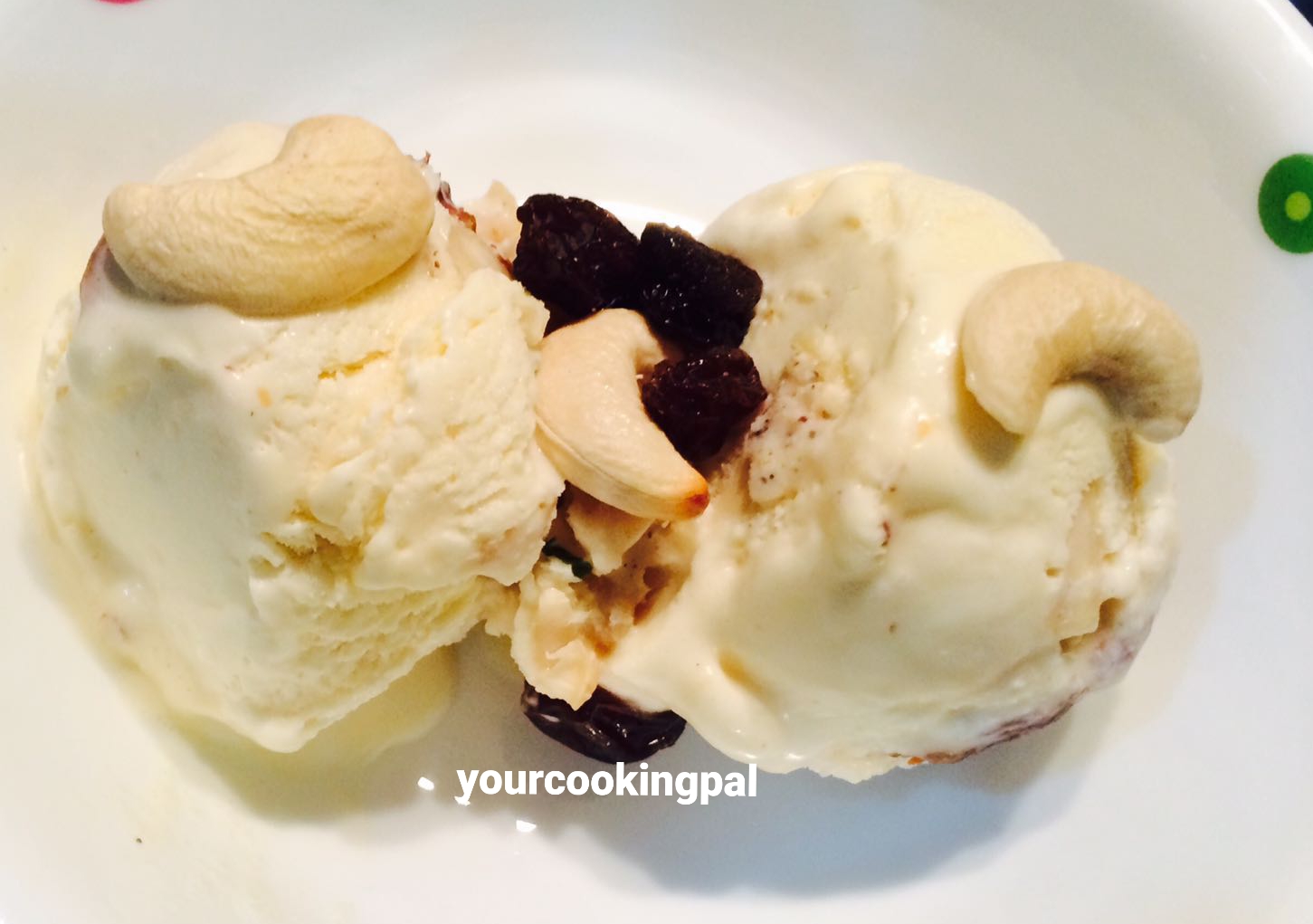 Kaju Kismis Ice Cream – Cashew Raisins Ice Cream