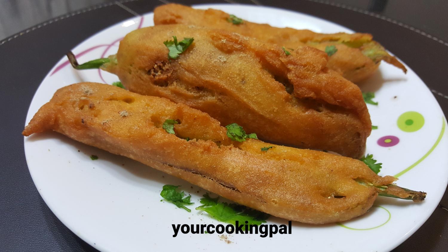 Mirchi Bhajji – Pakoda- Chilli Fritters