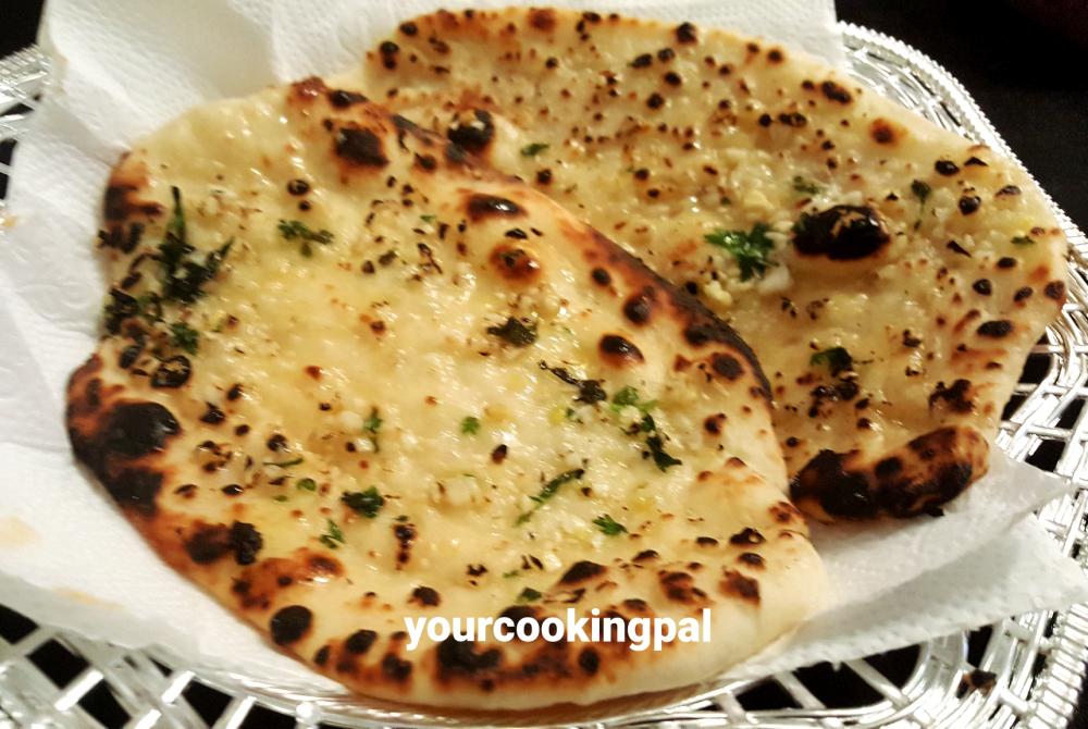Tawa Garlic Naan – Without Oven